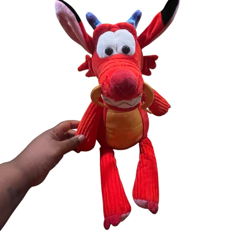 2020 Scentsy Buddy MUSHU Disney Mulan Red Dragon Plush Scented Stuffed w/Bag 16”